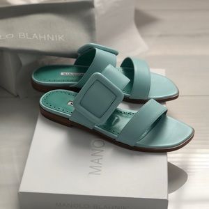 Brand 🆕 Manolo Blahnik Tituba Flat Sandals